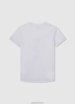 tricou cu imprimeu grafic băiat Pepe Jeans aproape alb 6Z0R461653 - imagine 2