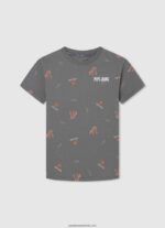 tricou cu imprimeu peste tot băiat Pepe Jeans turnare 6Z0R461639
