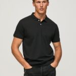 tricou cu logo bărbați Pepe Jeans negru 6Z0R461086