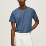 tricou cu logo brodat bărbați Pepe Jeans jarman 6Z0R46975
