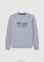tricou cu logo brodat din bumbac băiat Pepe Jeans dulwich 6Z0R461590 - imagine 4