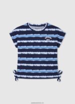 tricou cu logo cu sclipici fată Pepe Jeans dafin 6Z0R461465 - imagine 4
