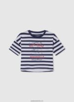 tricou cu logo cu sclipici fată Pepe Jeans strălucire 6Z0R461468 - imagine 3