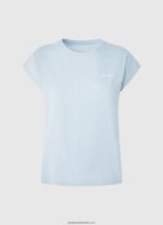 tricou de bază bloom cu logo femei Pepe Jeans dafin 6Z0R46448 - imagine 5