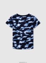 tricou din bumbac camuflat băiat Pepe Jeans ozzy 6Z0R461623 - imagine 2