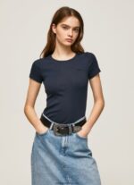 tricou din bumbac cu logo femei Pepe Jeans dulwich 6Z0R46417 - imagine 2