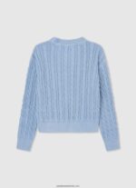tricou împletit cu guler rotunjit fată Pepe Jeans dafin 6Z0R461406 - imagine 2