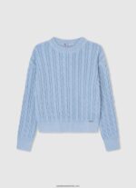 tricou împletit cu guler rotunjit fată Pepe Jeans dafin 6Z0R461406