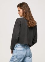 tricou imprimat cu maneca lunga femei Pepe Jeans negru spalat 6Z0R46427 - imagine 4