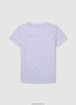 tricou imprimat peste tot băiat Pepe Jeans alb 6Z0R461627 - imagine 2