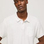 tricou polo bumbac in bărbați Pepe Jeans aproape alb 6Z0R461089