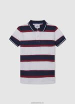 tricou polo cu logo brodat piqué băiat Pepe Jeans dulwich 6Z0R461673 - imagine 5