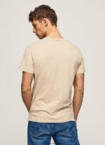 tricou simplu din bumbac bărbați Pepe Jeans malţ 6Z0R46996 - imagine 4