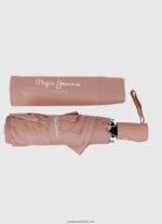 umbrelă automată pliabilă macy femei Pepe Jeans trandafir de frasin 6Z0R46788 - imagine 3