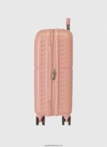 valiza troler 55cm abs fată Pepe Jeans roz deschis 6Z0R461514 - imagine 4