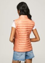vestă căptușită cu plasture din cauciuc femei Pepe Jeans piersică 6Z0R46133 - imagine 4